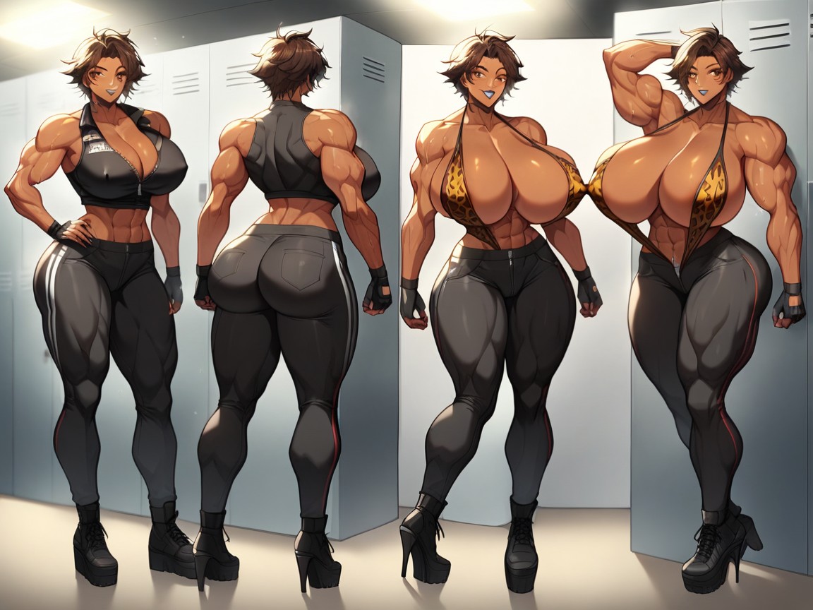 Low Chest Width, Snatched Waist, Modern Setting Hentai AI Porn