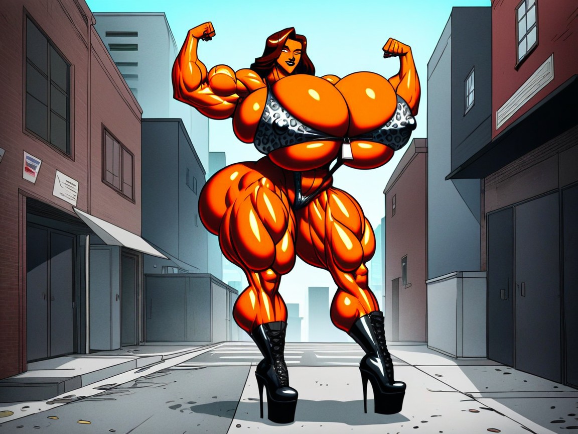Nsfw, Break, Massive Muscle Neck Hentai AI Porn
