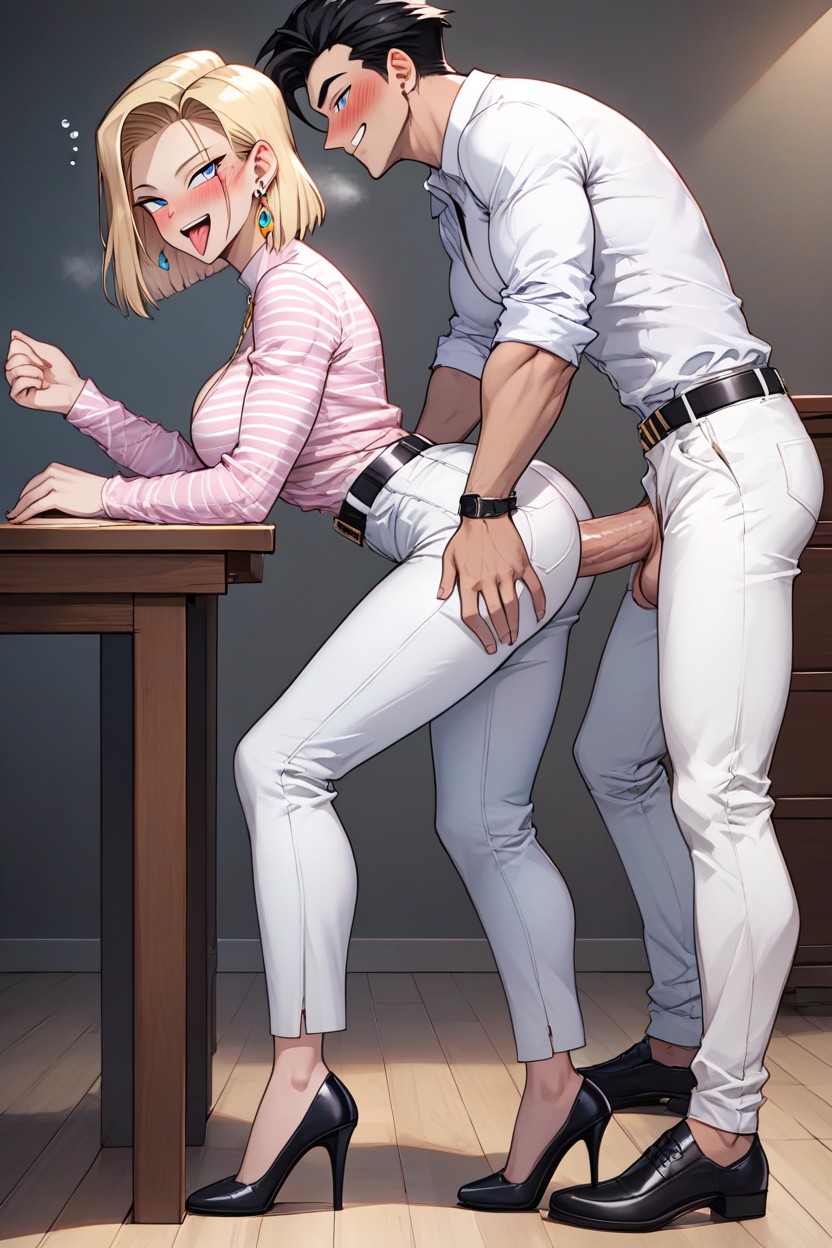 And Slightly Sheer Fabric, Happy, Dear Submissive Slut Hentai AI Porn