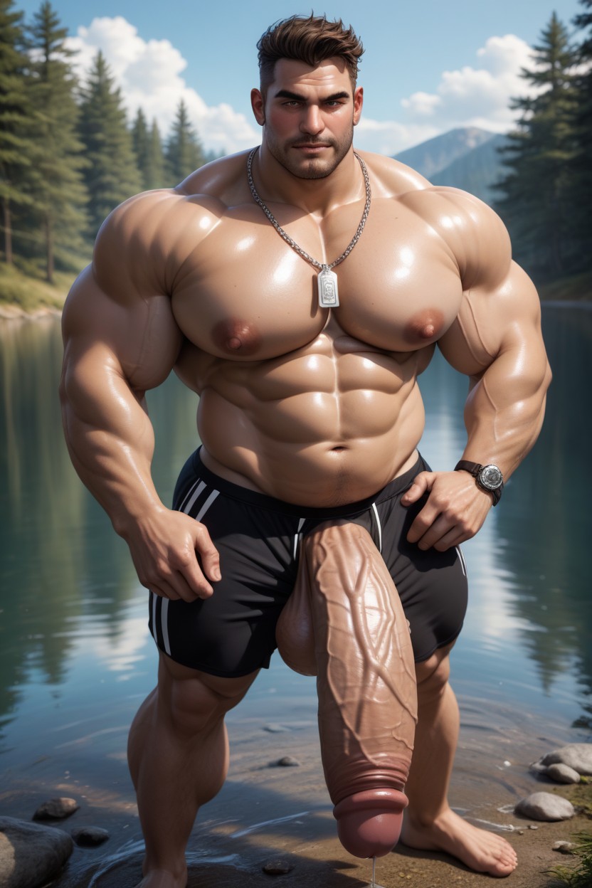 Big White Cocks, Long Fat Meat Cock, Fat AI Gay Porn
