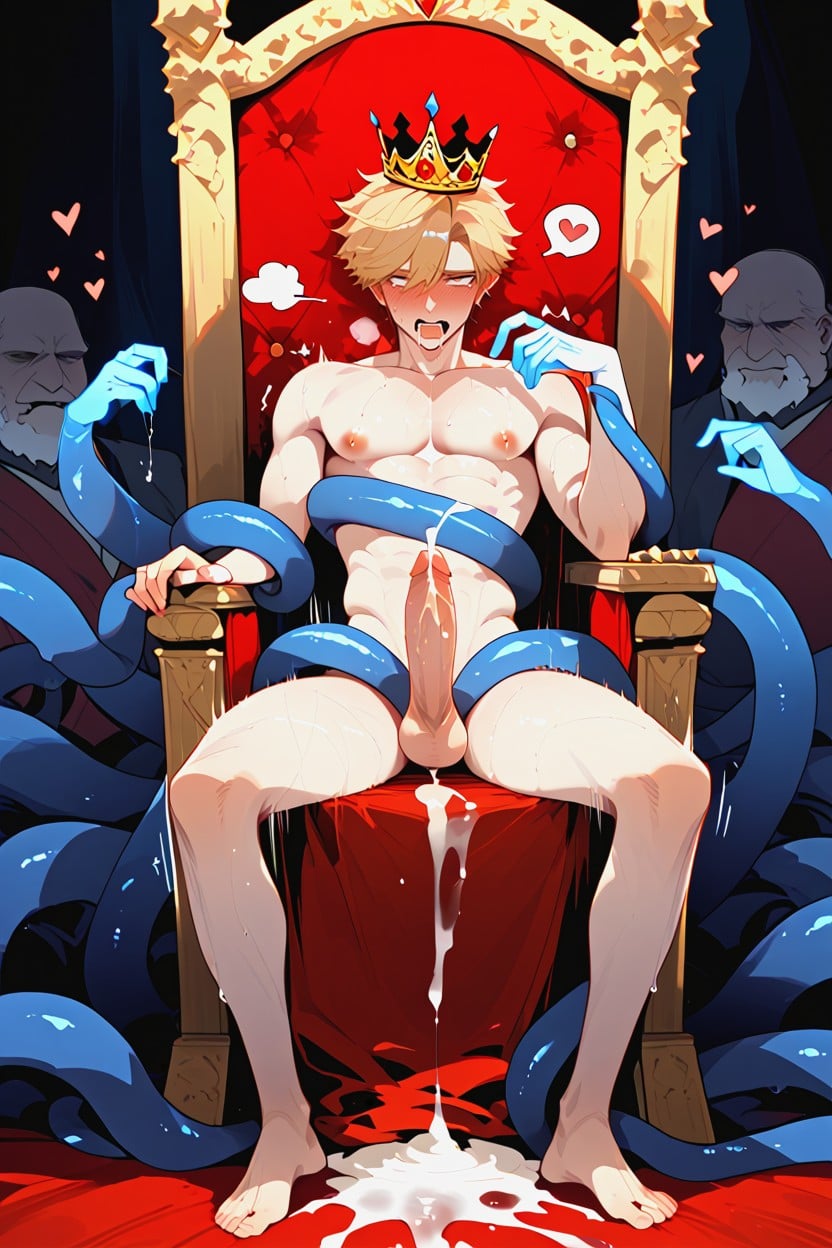 Precum Leaking, Restrained By Ghost Hands, Dazed 게이 AI 포르노