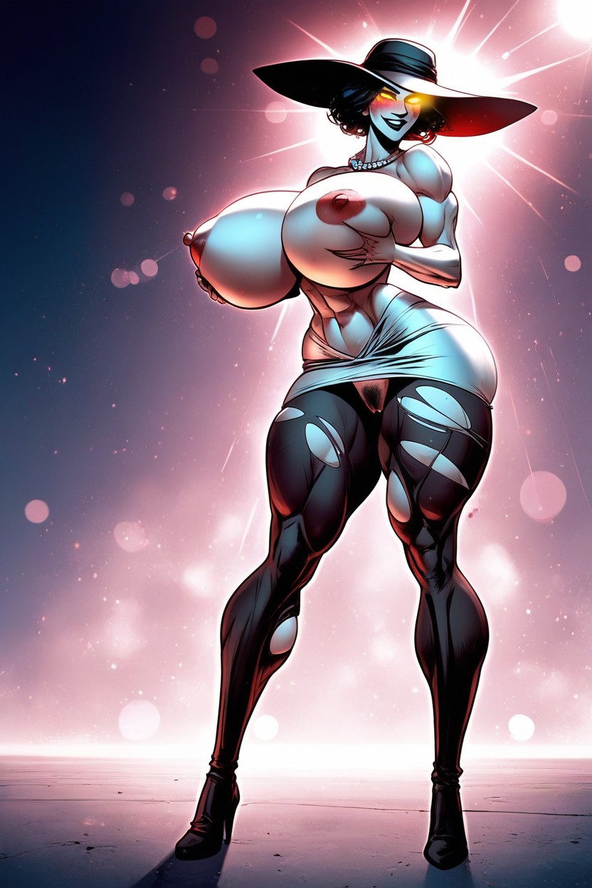 Huge Hard Clit, Bending Over, Line Art Hentai AI Porn
