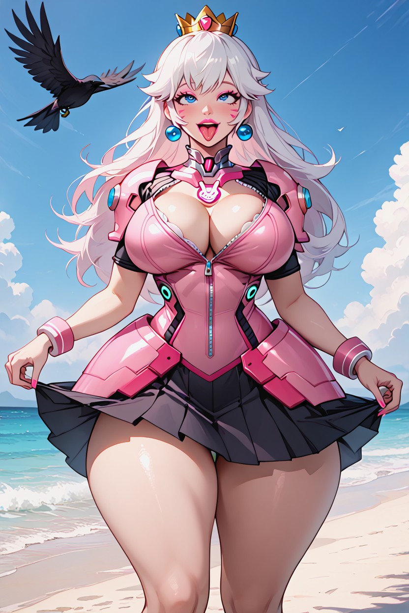 Rounded Breast, Very Happy, Blushing Hentai AI Porn
