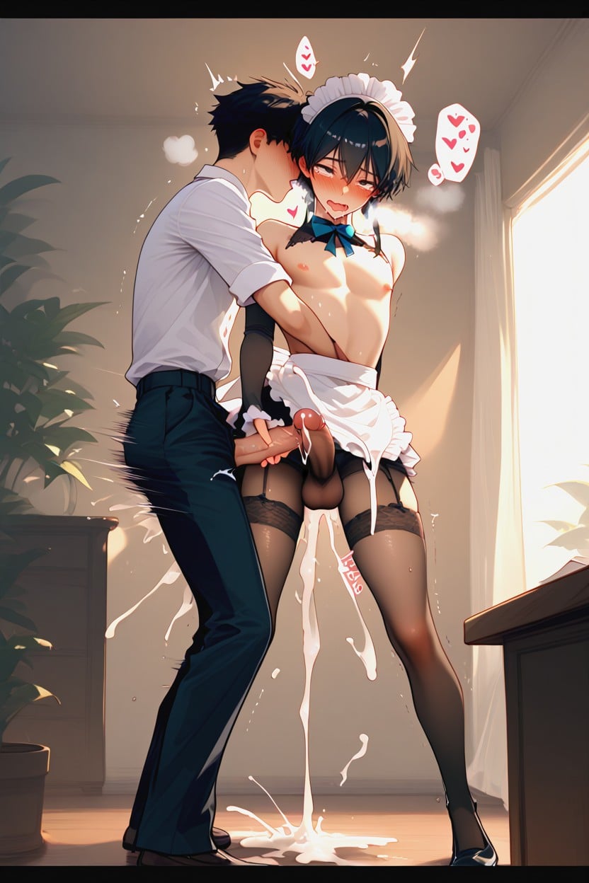 Heart Effects, Wide View, Suffering From Nonstop Orgasm AI Gay Porn