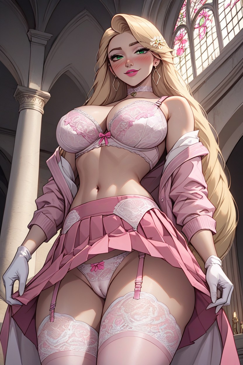 Detailed, Hourglass, Top Down Hentai AI Porn