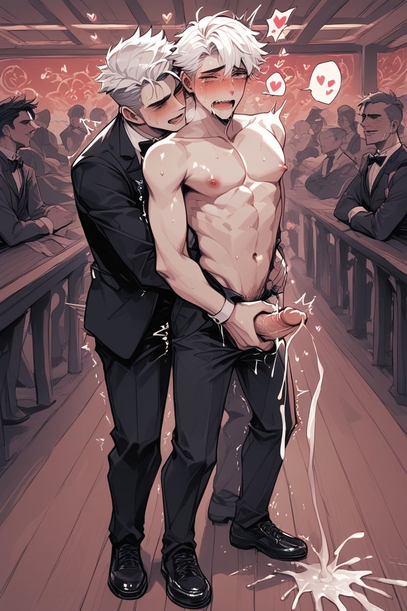 Full Body, Precum Drooling, Multi Orgasm AI Gay Porn