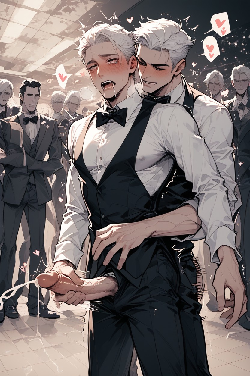 18+, Tuxedo Dress, Grope AI Gay Porn