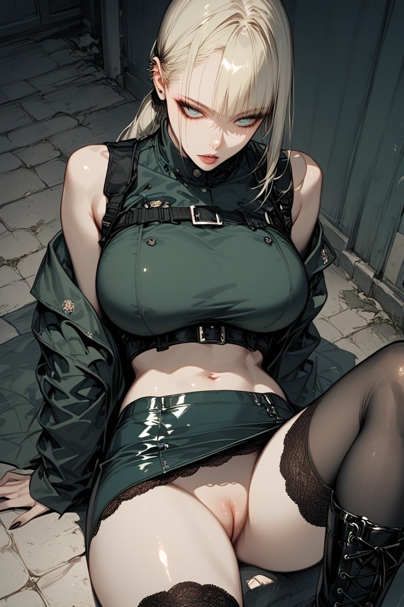 Military, Pussy Visible, Massive Breast Hentai AI Porn