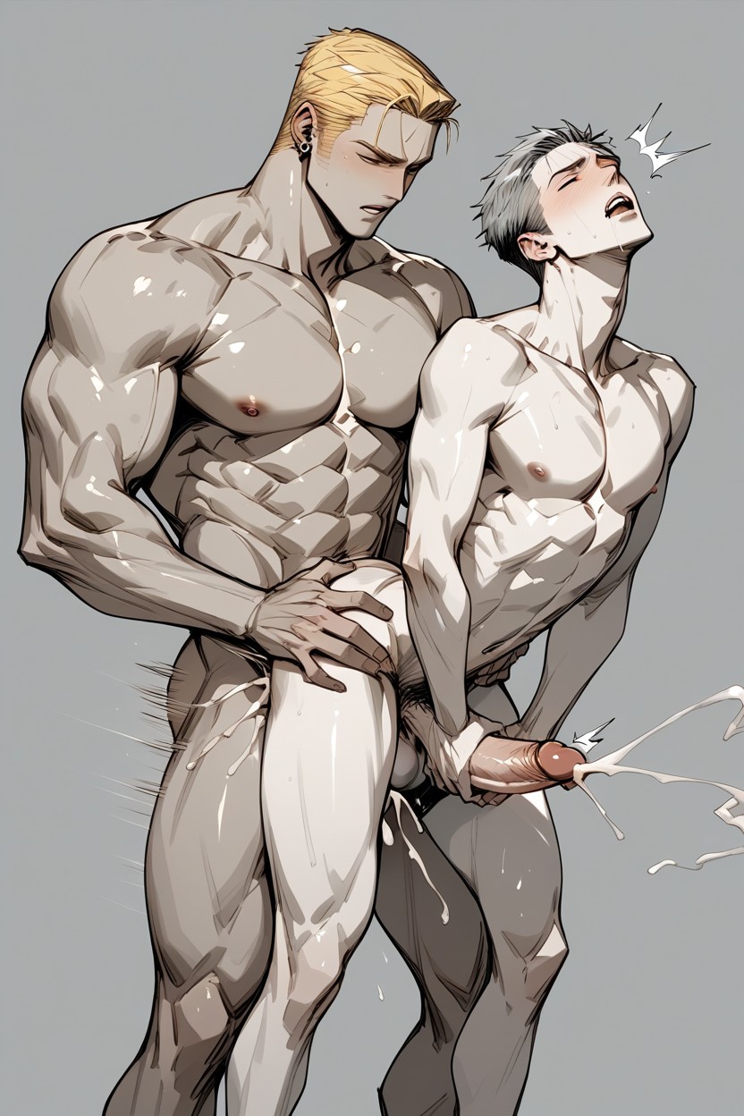 Gay Sex, White Only, Lean Body 게이 AI 포르노