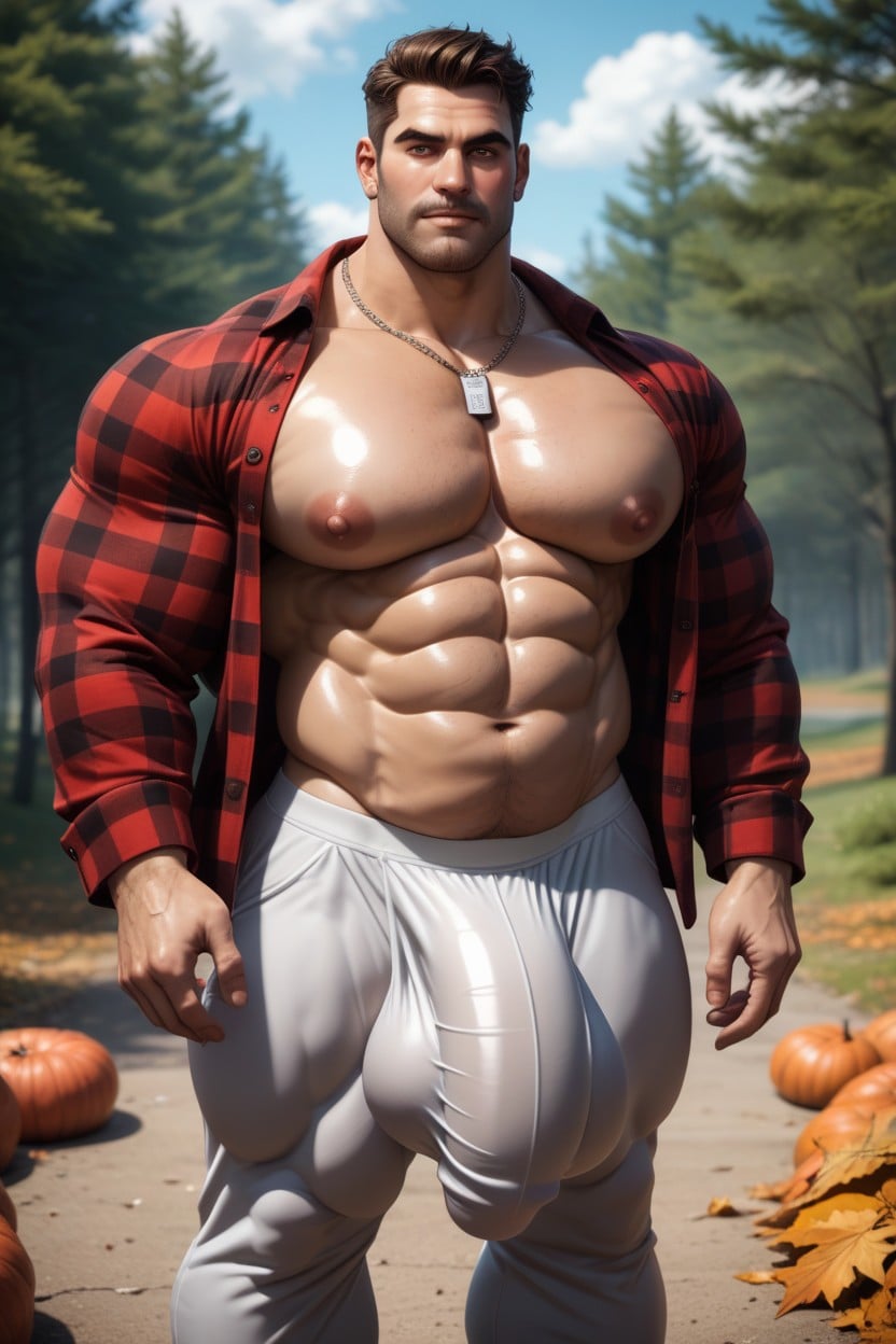 Thick Girthy Cock, Big Hyper Alpha Long Cock, 하향식 게이 AI 포르노