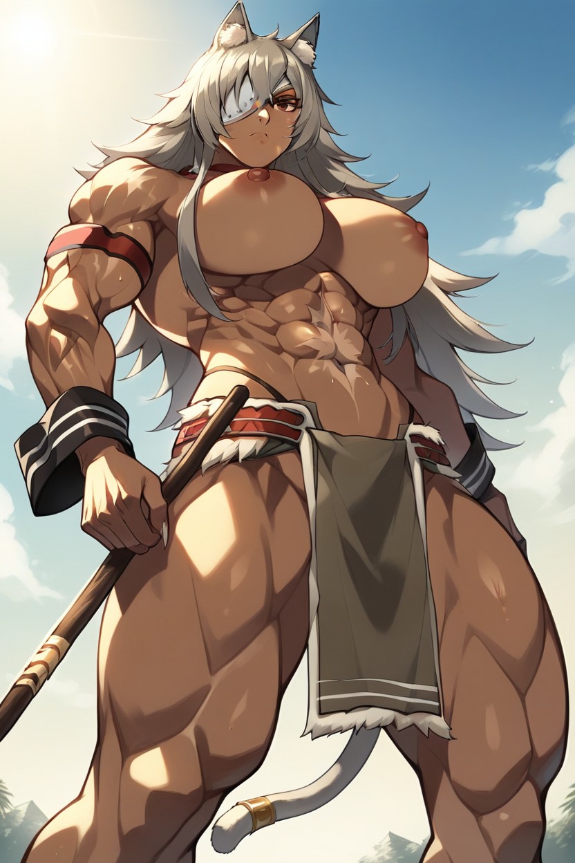 % Naked, Waist Shot, Tribal Wear Hentai AI Porn