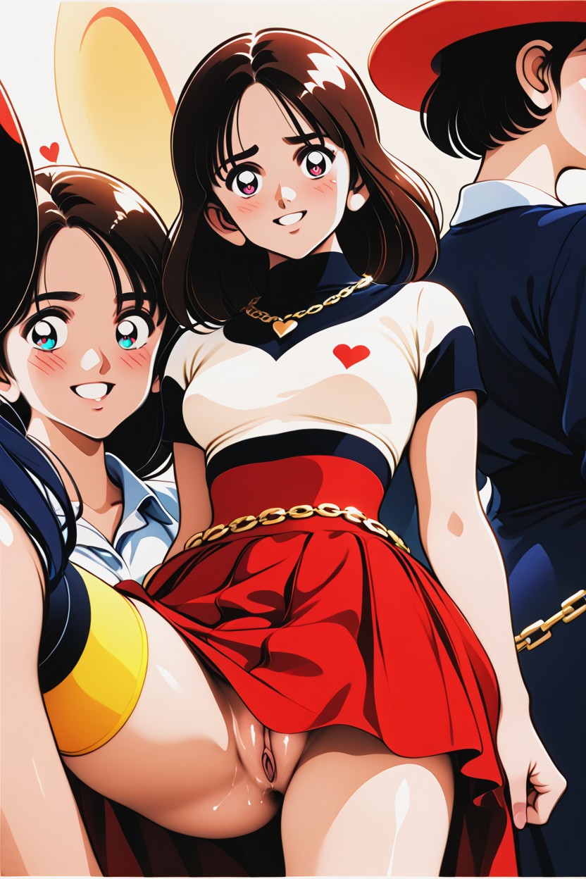 Group Sex, Dark Fantasy Space Babes, Hands On Asscheeks Hentai AI Porn