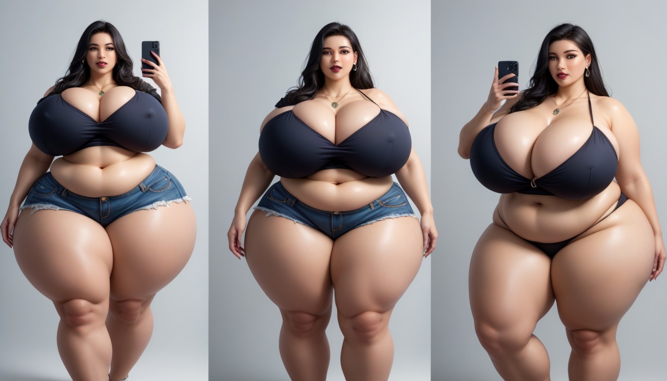 Mega Engorged So Much More Hyper Fatter Engorged Hyper Mega Breasts And Fat Ass, 18+, Múltiples Vistas Porno BBW IA