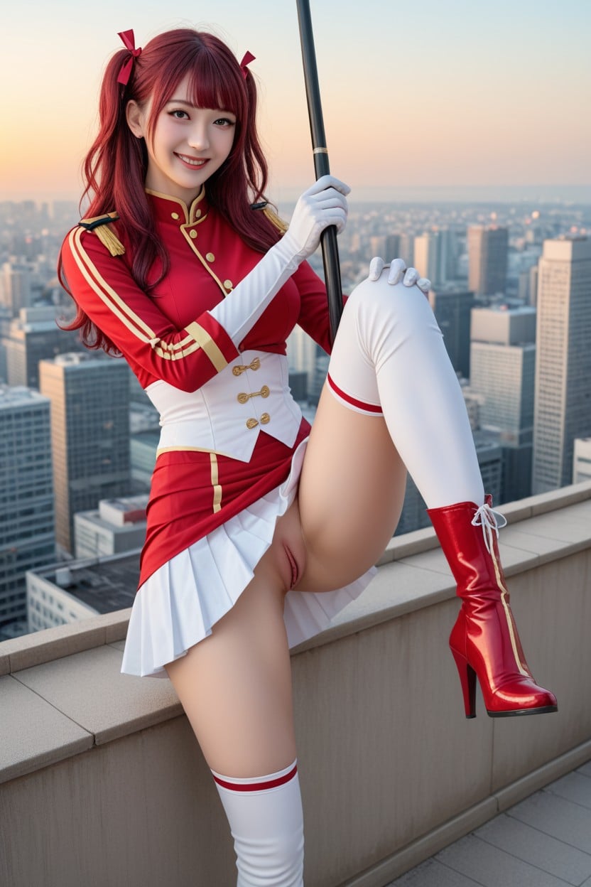 With Gold Line Edge, Detailed, No Panties AI國產黃片