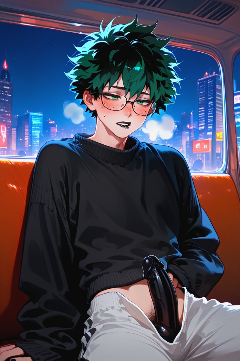 Glowing Hands, Man, Sitting Hentai AI Porn