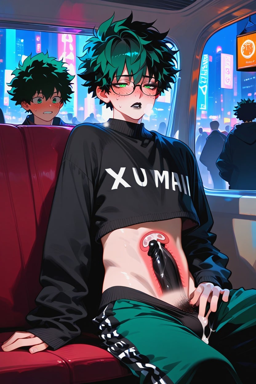 Man, Yaoi, Goth Makeup Hentai AI Porn