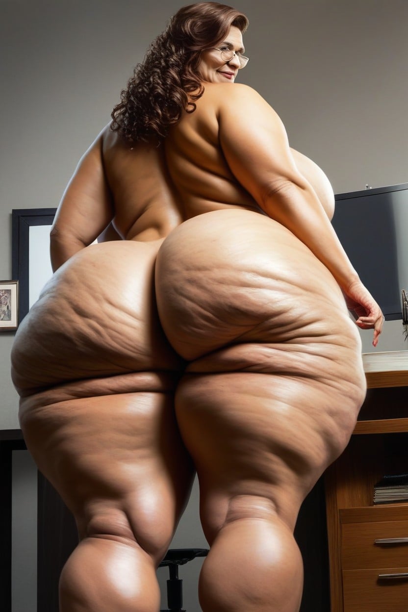 Extremely Enormous Fake Booty, Thick Ass, Extremely Large Ass AI Porn