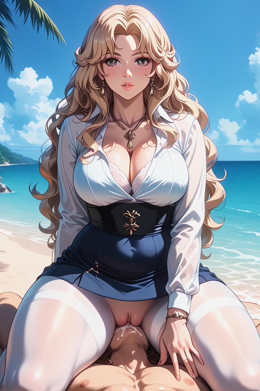 Hyper Hips, Front View, Freckles AI Porn
