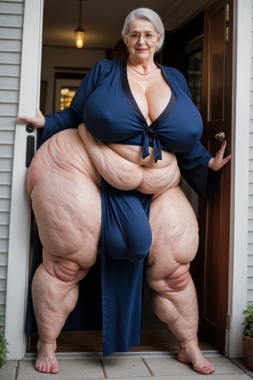 Huge Obese Belly, Fully Clothed, Big Belly AI Porn