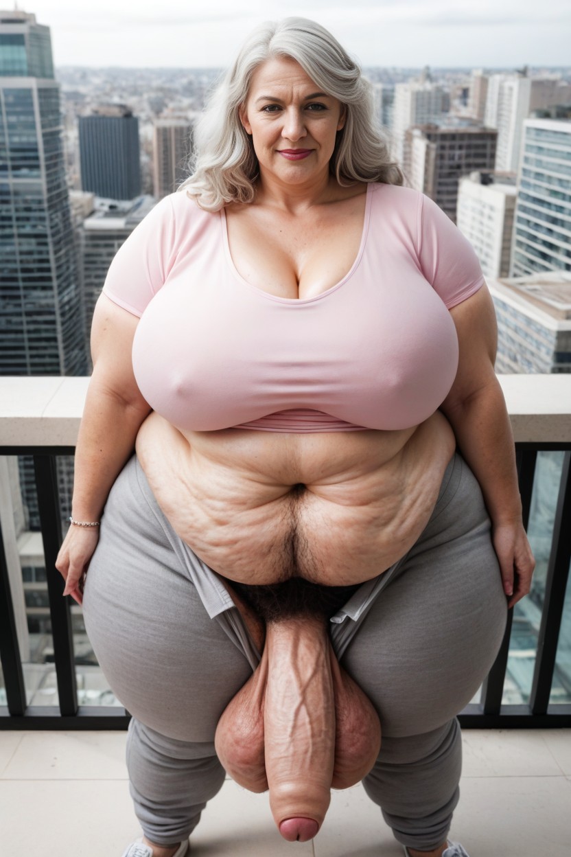 Hyper Fatness, Hyper Obese Body, Hyper Penis Hyper Wide Penis Large Veiny Calves AI Porn