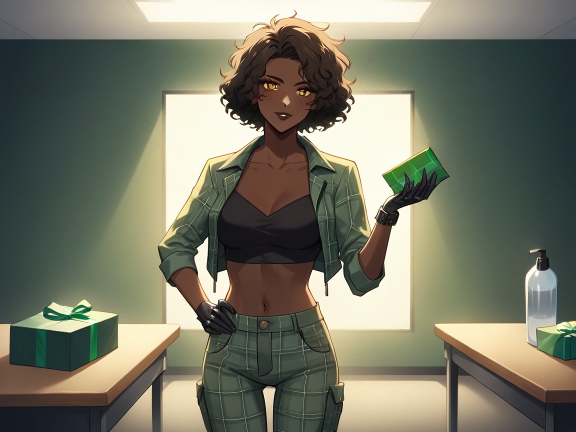 Break, Squared Shoulders, Cargo Pants Hentai AI Porn