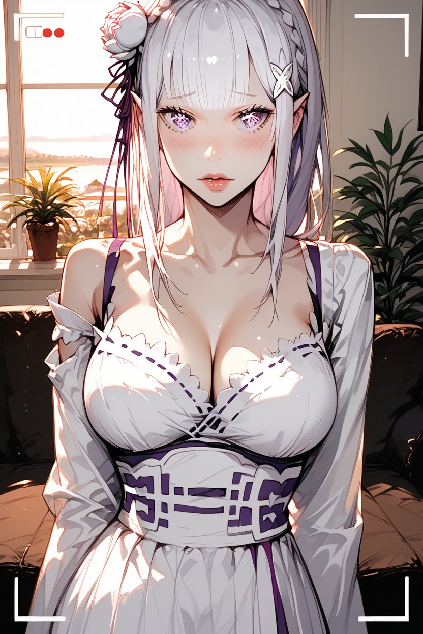 Beautiful Eyes, Blush, Full Face Blush Hentai AI Porn