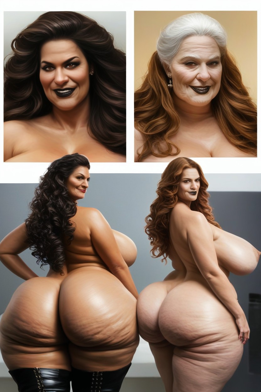 Standing, Curly, Shaped Figure AI Porn