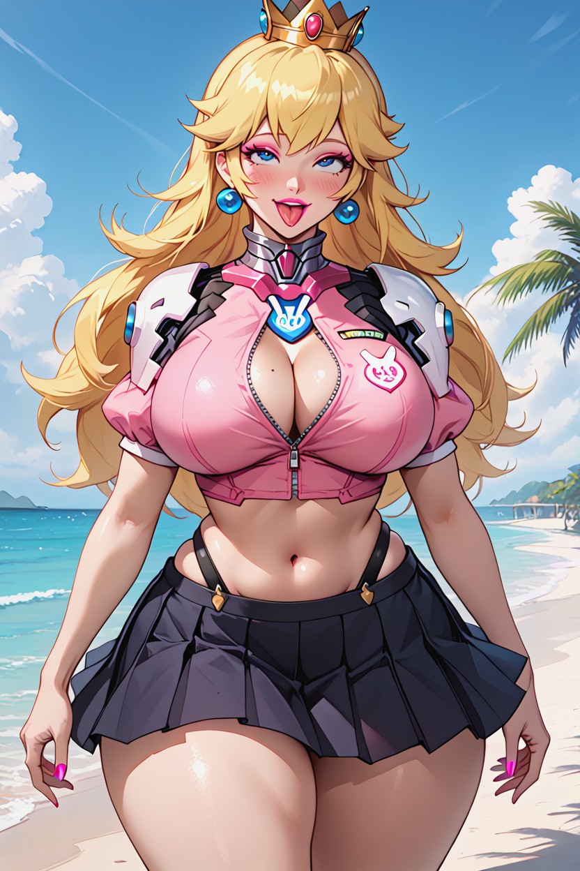 Happines, Rounded Breats, Love Hearts Hentai AI Porn
