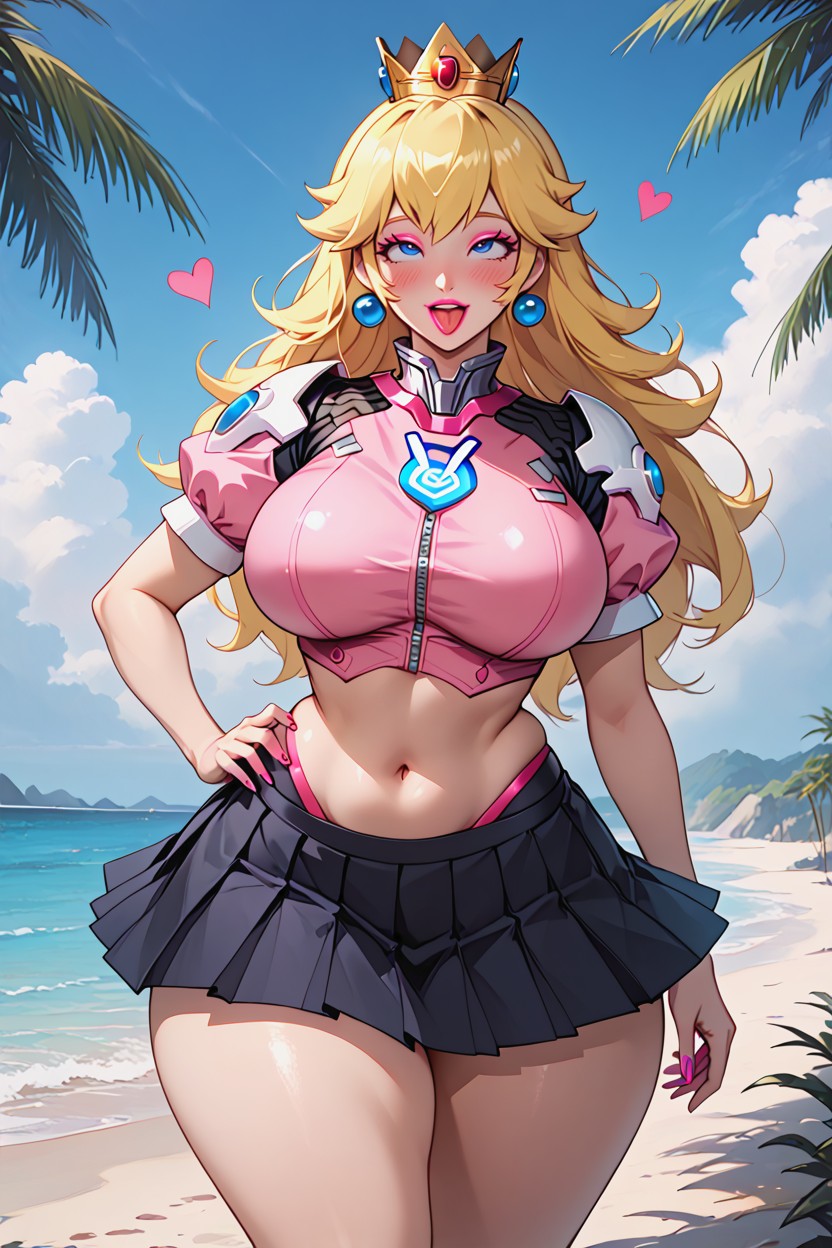 Front View, Blushing, Open Legs Hentai AI Porn