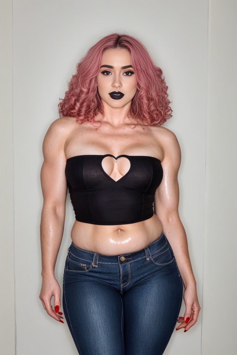 Nice Butt, Woman, Chubby Cheeks AI Porn
