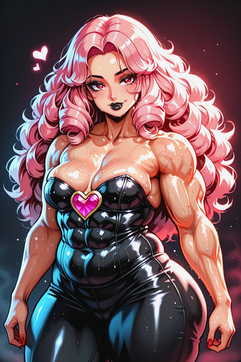 Muscular, Chubby Cheeks, Big Nose AI Porn