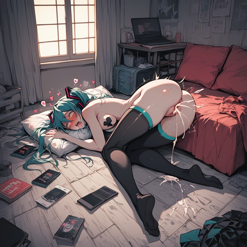 Full Body, Medium Breast, Squirt Hentai AI Porn