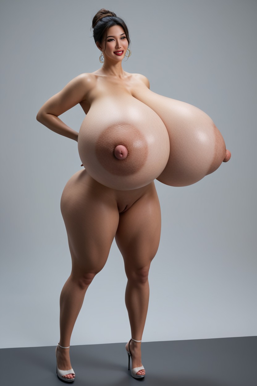 全身, Breast Like A Ball, Round Breast AI國產黃片