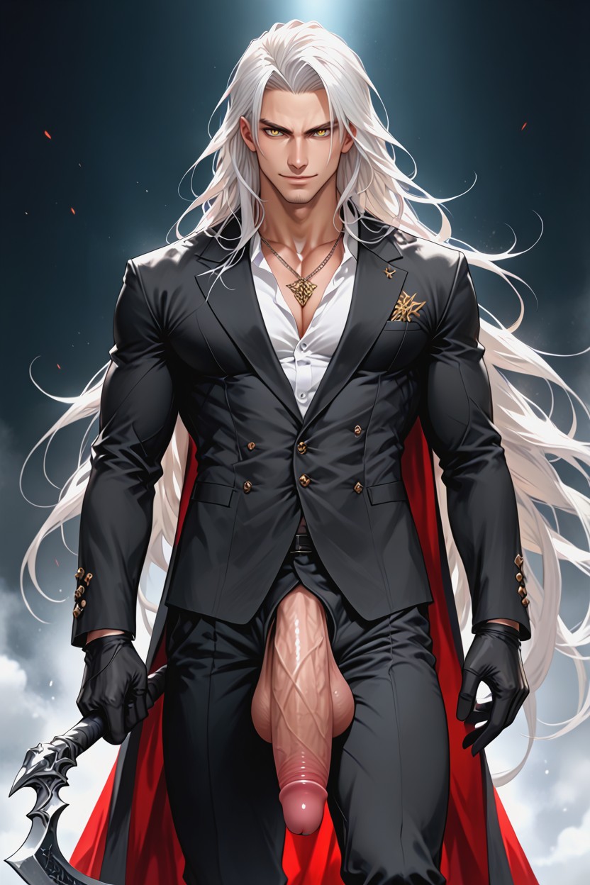 Black Pants, Pants, Shirt AI Gay Porn