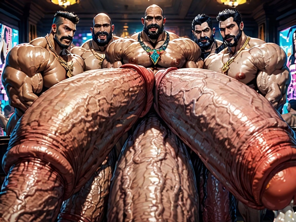 Massive Ass, Manbald, Big Extreme Hyper Nipples AI Gay Porn