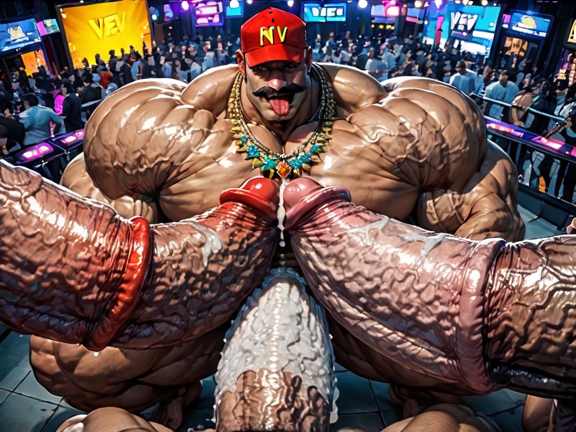 Big Pecs, Cum Covered Ass, All Hyper Boobs AI Gay Porn