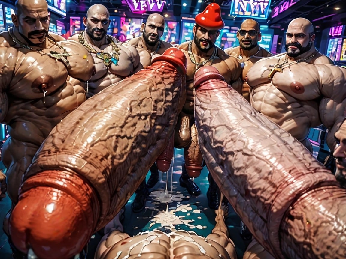 Gangbang Massive Ass, Lactating Boobs, Huge Hyper Areola AI Gay Porn