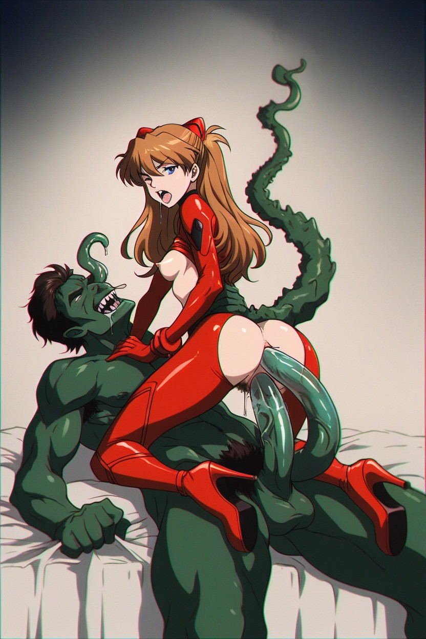 Small Ass, Small Breasts, Asuka Langley Soryu AI Porn