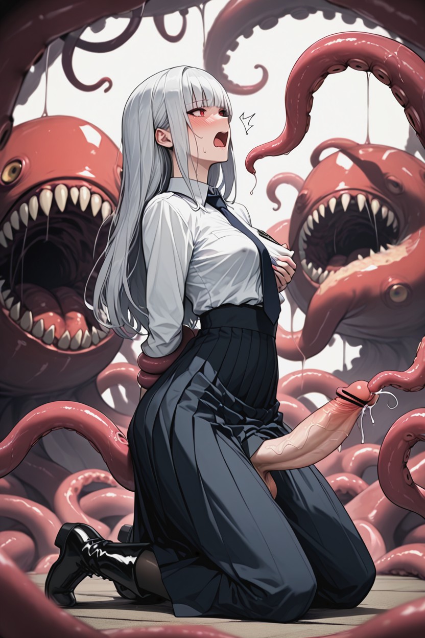 Tentacle Urethral, Uniform, Boots AI Porn