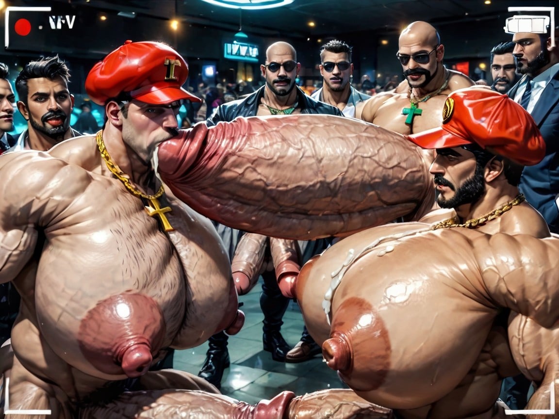 Cum Covered Ass, Tanned Skin, Oversized Hyper Boobs AI Gay Porn