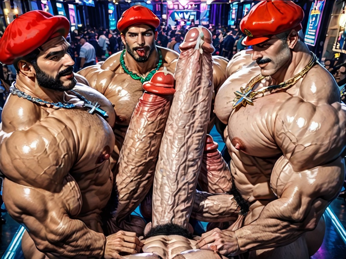 Extreme Deep Throat, Oversized Hyper Boobs, Man Men Only AI Gay Porn