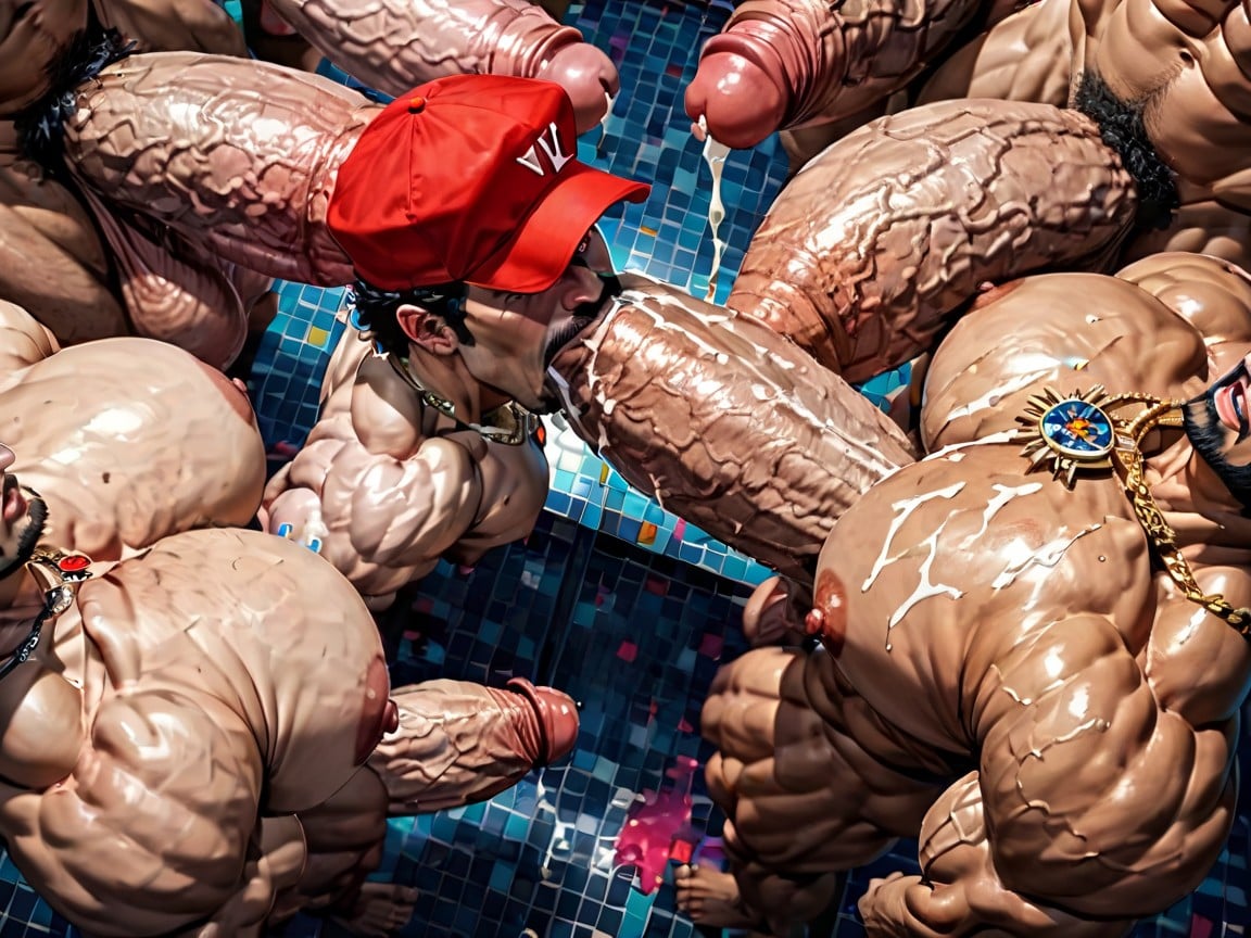 Oversized Muscles, Extreme Hyper Boobs, 20+ AI Gay Porn