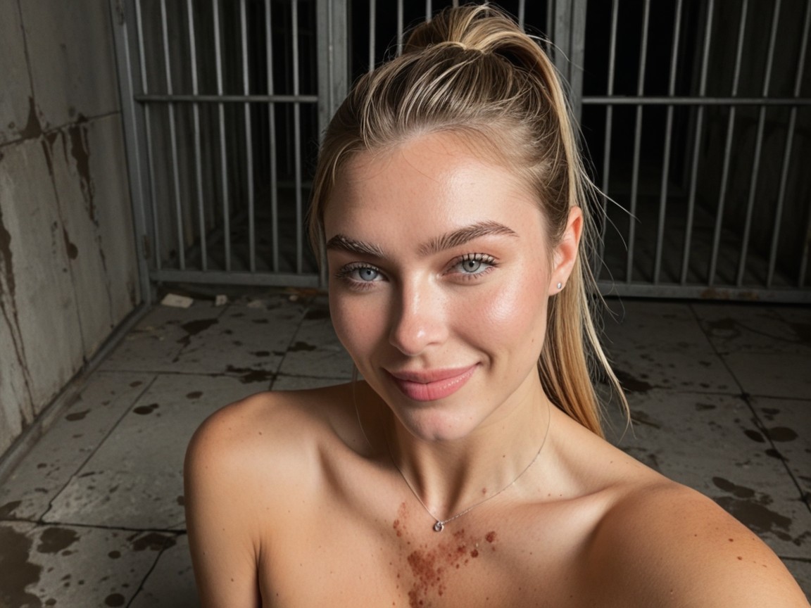 Muddy Floor, Light Brown Hair, Friendly Smile AI Porn