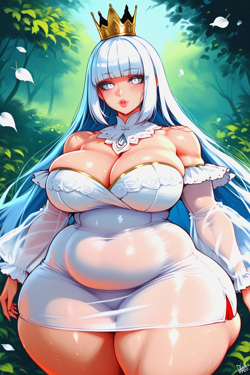 Giant Butt, Defined And Chubby Abdomen, Big Butt AI Porn