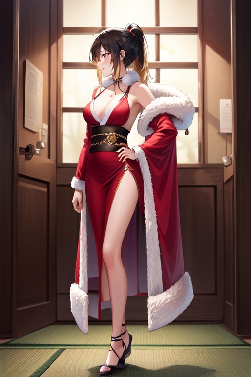 Ponytail, Fur Bia, Tied Hair AI Porn