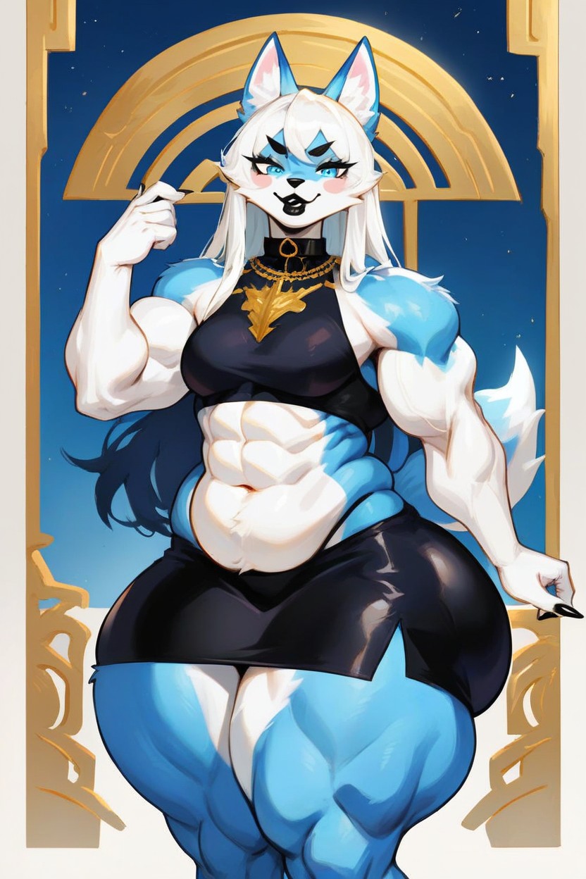 Black Skirt, White Hands, Thick Shins Porno IA Furry