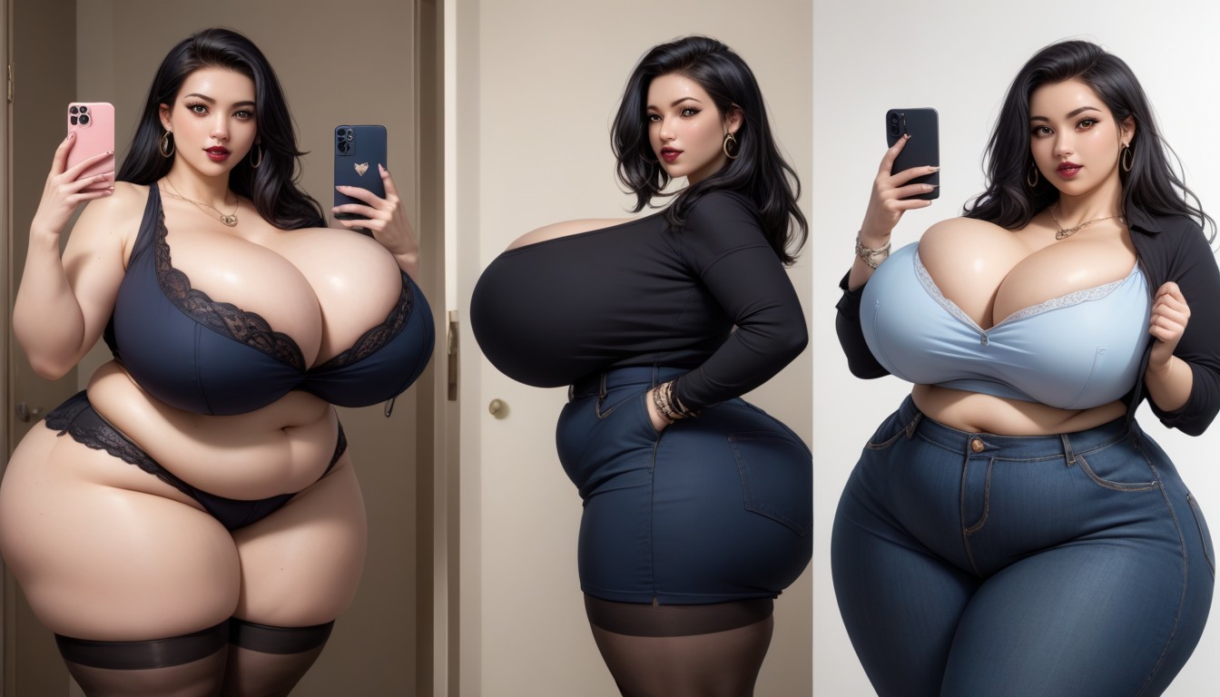 The Most Perfect Gargantuan Massively Fat Breasts Expansion, Most Hyper Ultra Mega Busty Woman Ever To Be Seen, 18+ BBW AI Porn