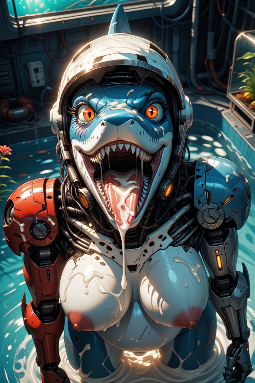 Tongue Showing, Full Cum Aquarium, Cybernetic Conicity AI獸人黃片