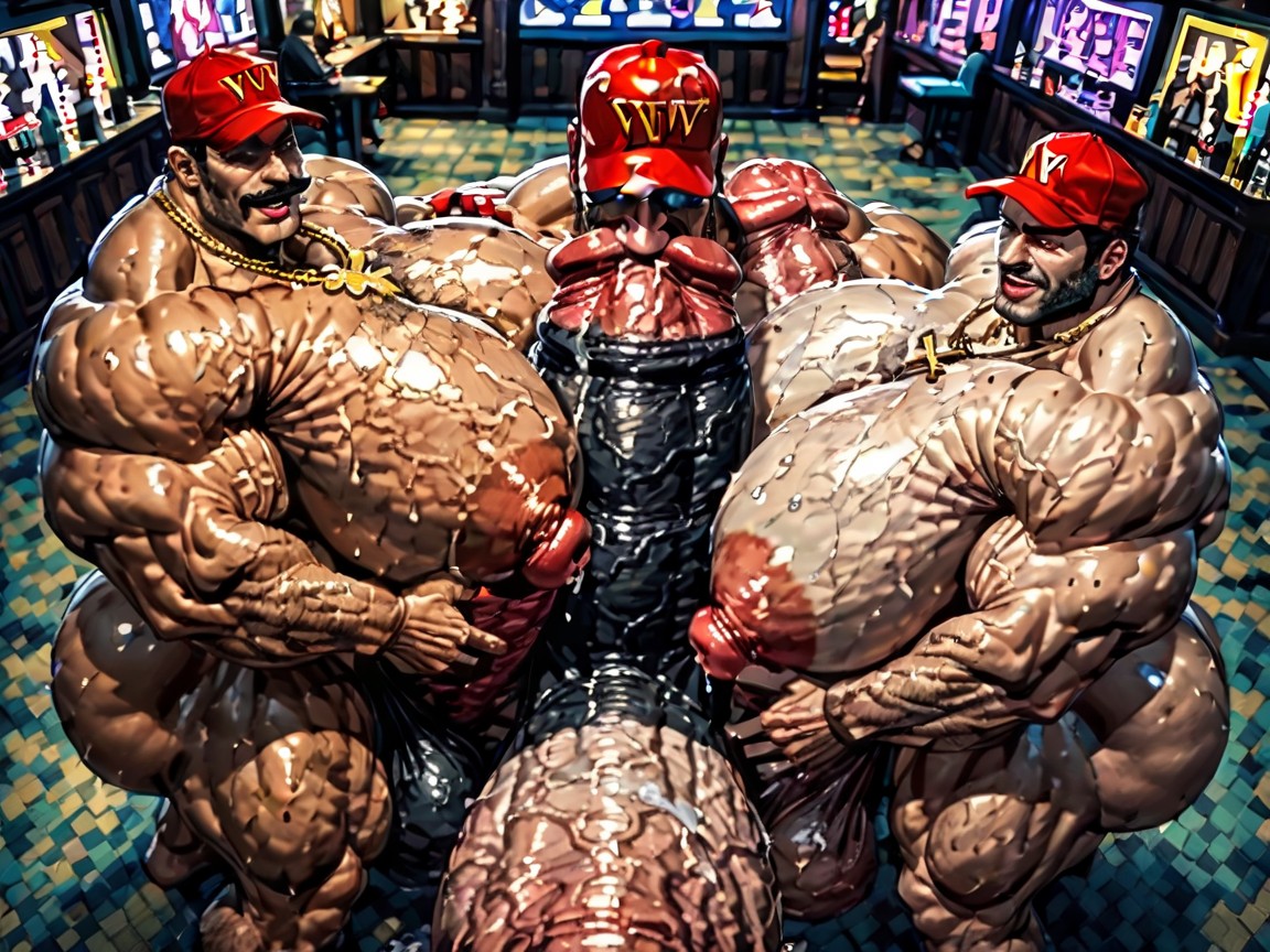 Ahegao, Man Men Only, Focus Under Boob AI Gay Porn