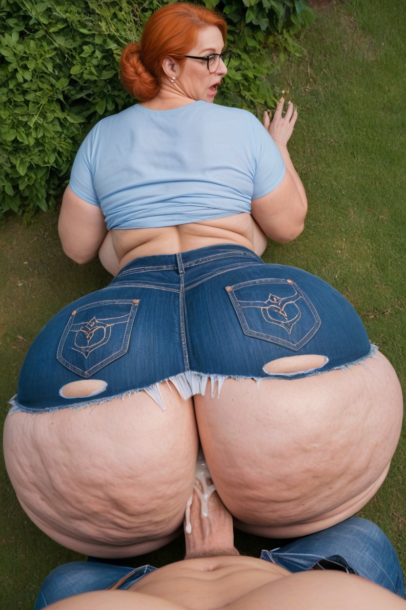 Ssbbw, Wide Hips, Ginger AI Porn